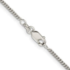 FJC Finejewelers 925 Sterling Silver Curb Chain 18 Inches x 1.75 mm