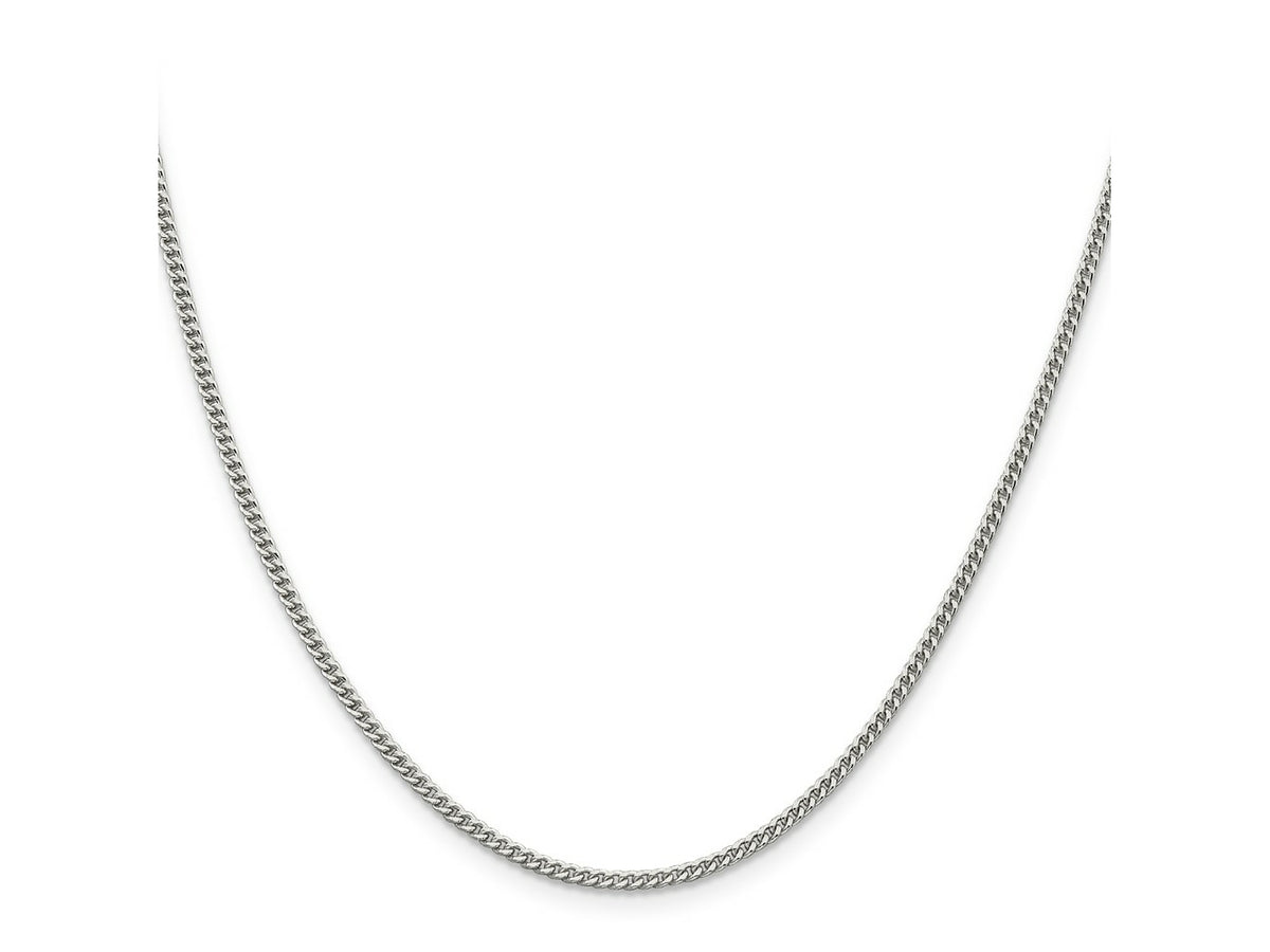 FJC Finejewelers 925 Sterling Silver Curb Chain 14 Inches x 2 mm