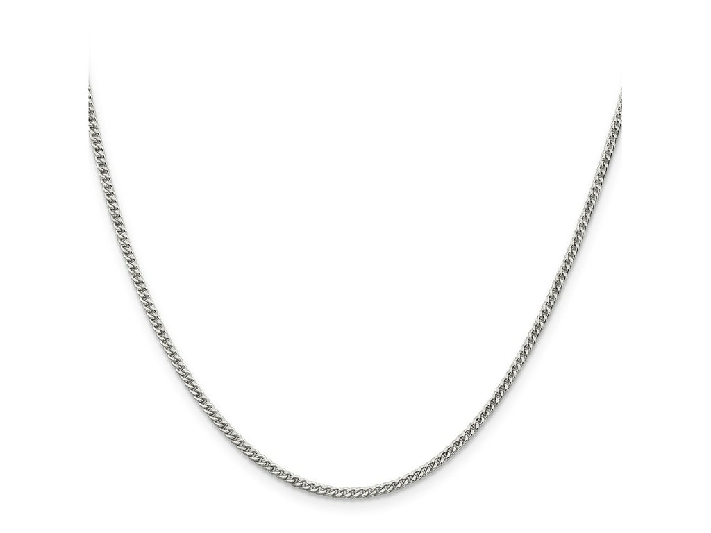 FJC Finejewelers 925 Sterling Silver Curb Chain 18 Inches x 2 mm