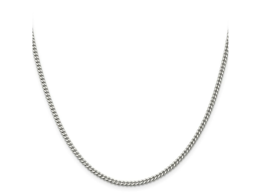 FJC Finejewelers 925 Sterling Silver Curb Chain 20 Inches x 3 mm