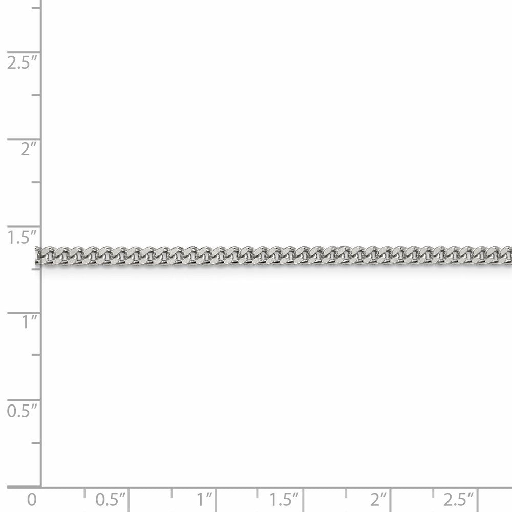 FJC Finejewelers 925 Sterling Silver Curb Chain 24 Inches x 3 mm