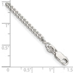 FJC Finejewelers 925 Sterling Silver Curb Bracelet Chain 8 Inches x 3 mm