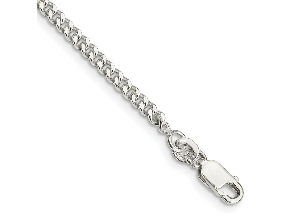 FJC Finejewelers 925 Sterling Silver Curb Bracelet Chain 8 Inches x 3 mm