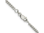 FJC Finejewelers 925 Sterling Silver Curb Chain Anklet 9 Inches x 3 mm