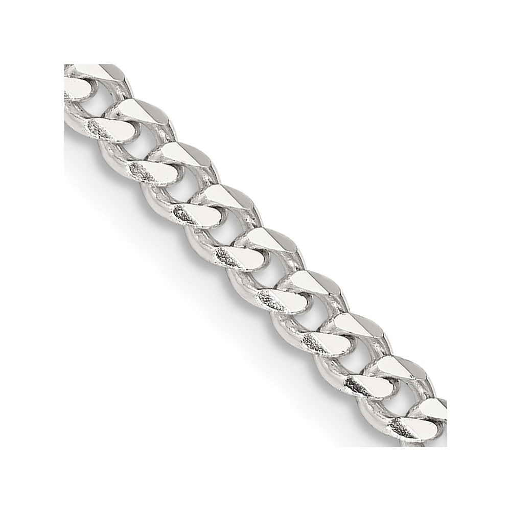 FJC Finejewelers 925 Sterling Silver Curb Chain 18 Inches x 3.5 mm