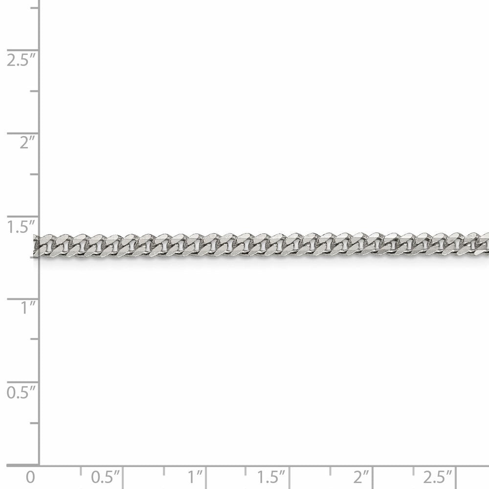 FJC Finejewelers 925 Sterling Silver Curb Chain 18 Inches x 3.5 mm