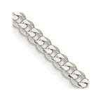 FJC Finejewelers 925 Sterling Silver Curb Chain 20 Inches x 3.5 mm