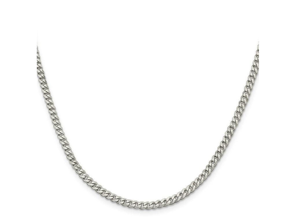 FJC Finejewelers 925 Sterling Silver Curb Chain 24 Inches x 3.5 mm