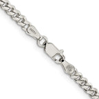 FJC Finejewelers 925 Sterling Silver Curb Bracelet Chain 7 Inches x 3.5 mm