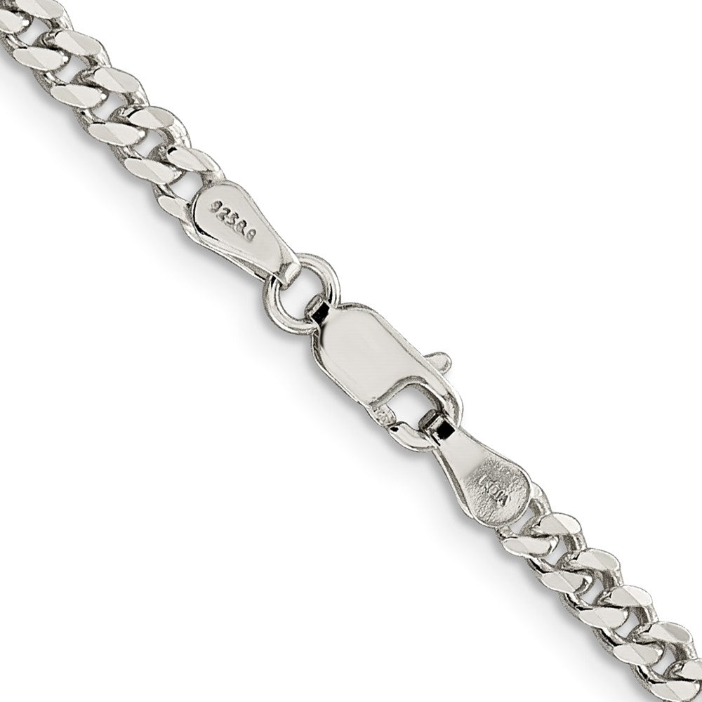FJC Finejewelers 925 Sterling Silver Curb Bracelet Chain 8 Inches x 3.5 mm
