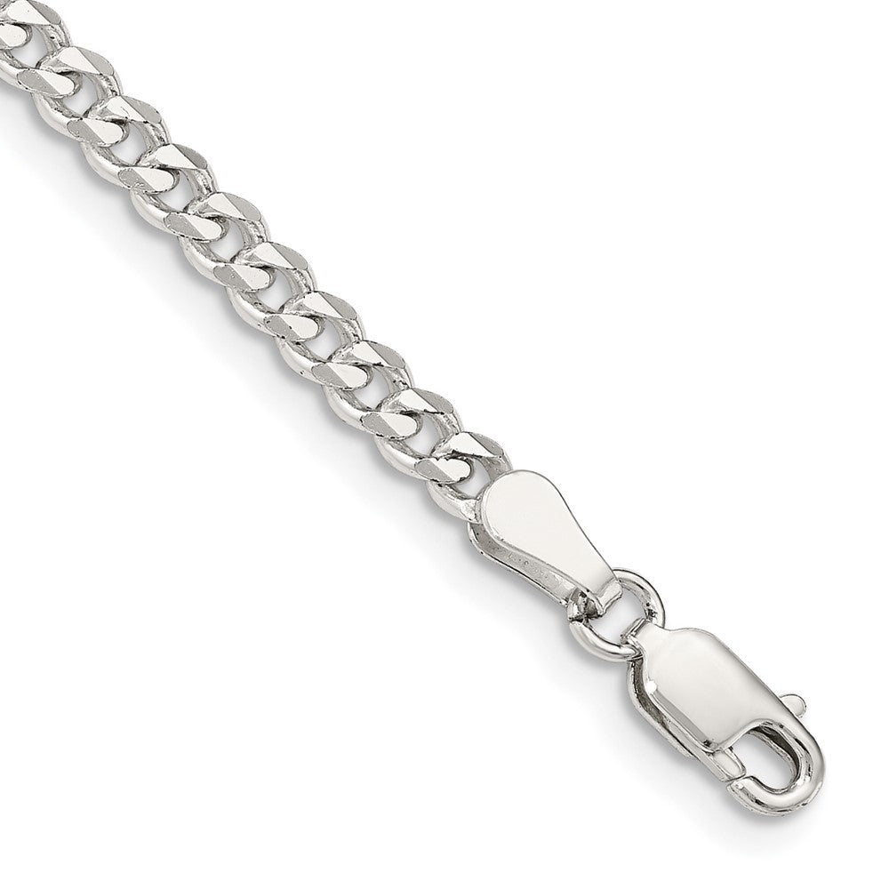 FJC Finejewelers 925 Sterling Silver Curb Bracelet Chain 8 Inches x 3.5 mm