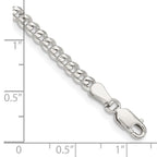 FJC Finejewelers 925 Sterling Silver Curb Bracelet Chain 8 Inches x 3.5 mm