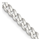 FJC Finejewelers 925 Sterling Silver Curb Chain 18 Inches x 4.5 mm