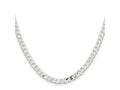 FJC Finejewelers 925 Sterling Silver Curb Chain 24 Inches x 4.5 mm