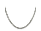 FJC Finejewelers 925 Sterling Silver Rhodium Plated Curb Chain 30 Inches x 4.5 mm