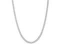 FJC Finejewelers 925 Sterling Silver Rhodium Plated 4.5mm Curb Chain