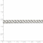 FJC Finejewelers 925 Sterling Silver Curb Chain 24 Inches x 6 mm