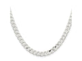 FJC Finejewelers 925 Sterling Silver Curb Chain 24 Inches x 6 mm