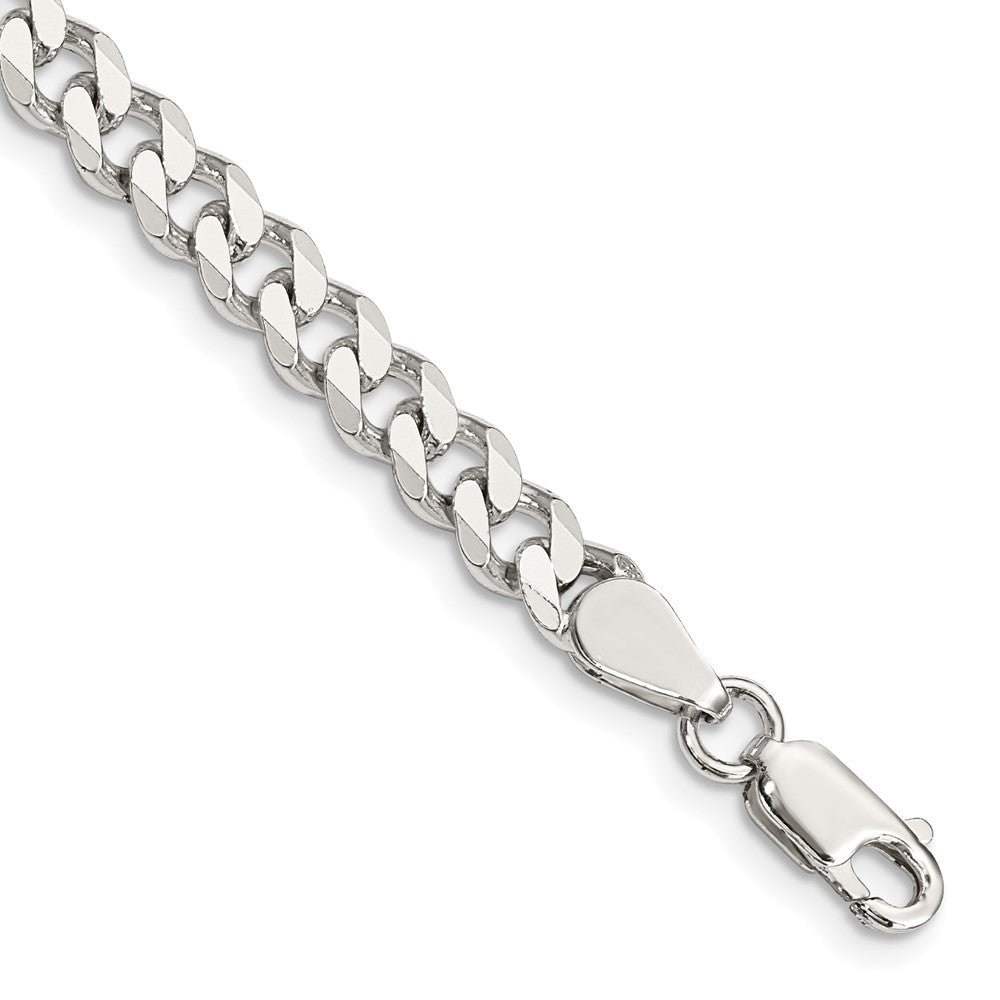 FJC Finejewelers 925 Sterling Silver Curb Bracelet Chain 8 Inches x 6 mm