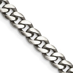 FJC Finejewelers 925 Sterling Silver Antiqued Curb Chain 20 Inches x 6 mm