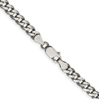 FJC Finejewelers 925 Sterling Silver Antiqued Curb Bracelet Chain 7 Inches x 6 mm