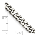FJC Finejewelers 925 Sterling Silver Antiqued Curb Bracelet Chain 7 Inches x 6 mm