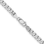 FJC Finejewelers 925 Sterling Silver Rhodium Plated Curb Chain 18 Inches x 6 mm