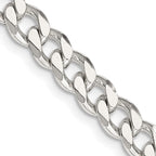 FJC Finejewelers 925 Sterling Silver Curb Chain 18 Inches x 7 mm