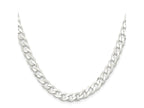 FJC Finejewelers 925 Sterling Silver Curb Chain 18 Inches x 7 mm