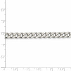FJC Finejewelers 925 Sterling Silver Curb Bracelet Chain 7 Inches x 7 mm