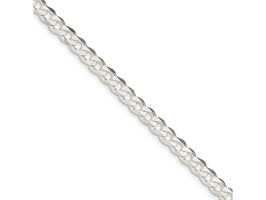 FJC Finejewelers 925 Sterling Silver Curb Bracelet Chain 7 Inches x 7 mm