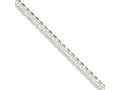 FJC Finejewelers 925 Sterling Silver Curb Bracelet Chain 7 Inches x 7 mm