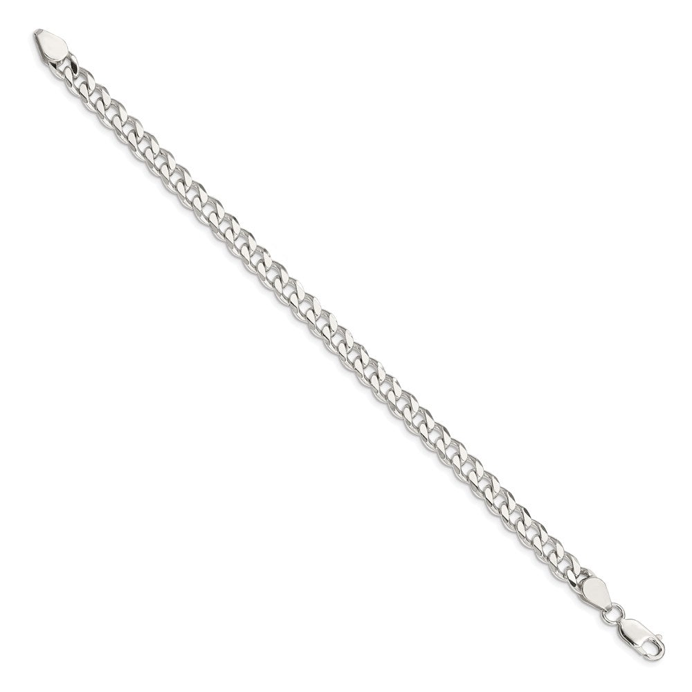FJC Finejewelers 925 Sterling Silver Curb Bracelet Chain 8 Inches x 7 mm