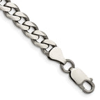 FJC Finejewelers 925 Sterling Silver Antiqued Curb Bracelet Chain 8 Inches x 7 mm