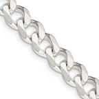 FJC Finejewelers 925 Sterling Silver Curb Bracelet Chain 9 Inches x 7.5 mm