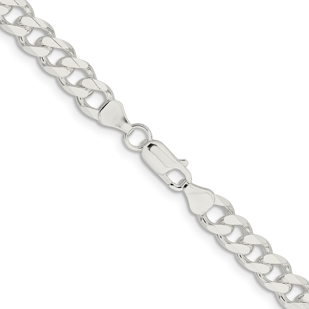 FJC Finejewelers 925 Sterling Silver Curb Bracelet Chain 9 Inches x 7.5 mm