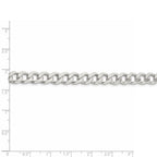 FJC Finejewelers 925 Sterling Silver Curb Bracelet Chain 9 Inches x 7.5 mm
