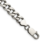 FJC Finejewelers 925 Sterling Silver Antiqued Curb Bracelet Chain 8 Inches x 7.5 mm