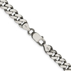 FJC Finejewelers 925 Sterling Silver Antiqued Curb Bracelet Chain 8 Inches x 7.5 mm