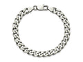 FJC Finejewelers 925 Sterling Silver Antiqued Curb Bracelet Chain 8 Inches x 7.5 mm