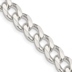 FJC Finejewelers 925 Sterling Silver Curb Chain 20 Inches x 8 mm