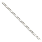FJC Finejewelers 925 Sterling Silver Curb Bracelet Chain 8 Inches x 8 mm
