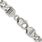 FJC Finejewelers 925 Sterling Silver Curb Bracelet Chain 8 Inches x 8 mm