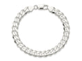 FJC Finejewelers 925 Sterling Silver Curb Bracelet Chain 8 Inches x 8 mm