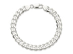 FJC Finejewelers 925 Sterling Silver Curb Bracelet Chain 8 Inches x 8 mm