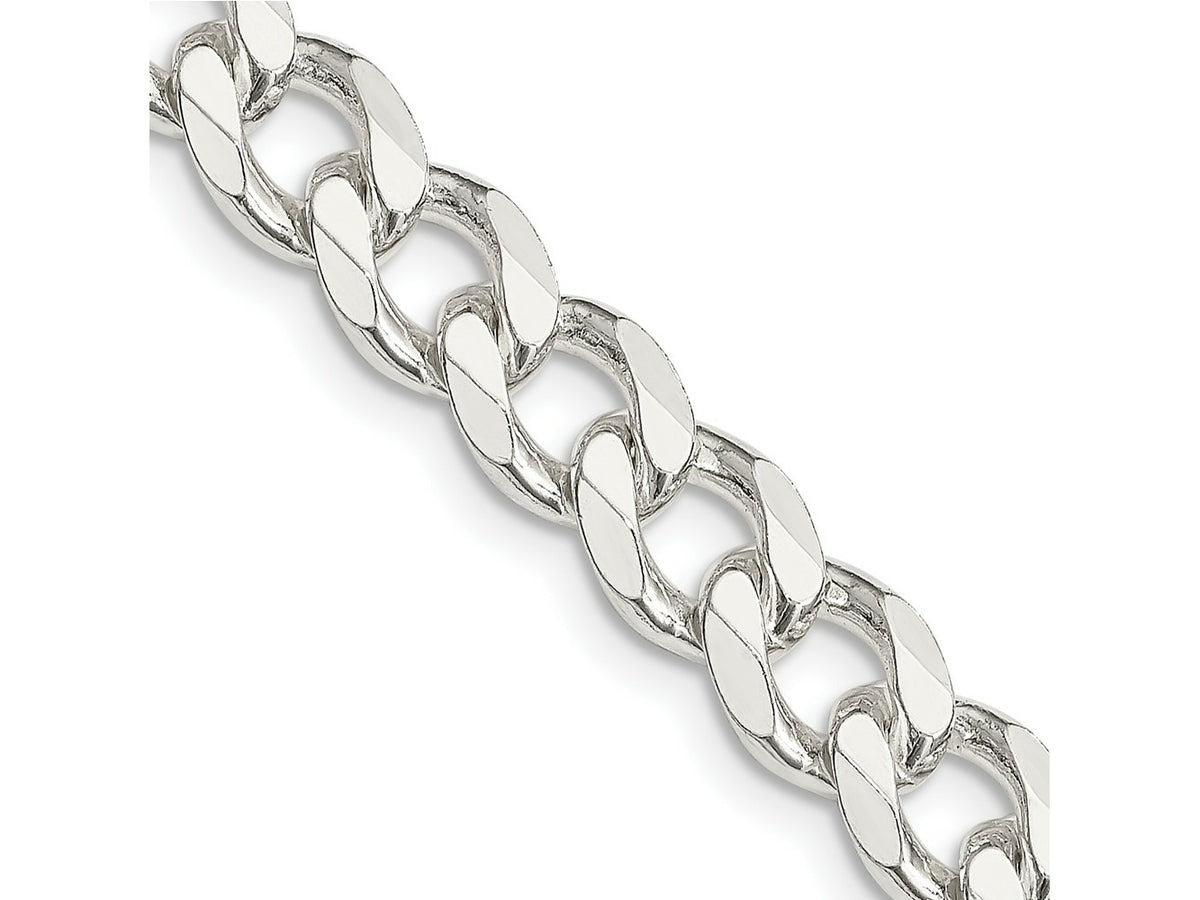 FJC Finejewelers 925 Sterling Silver Curb Bracelet Chain 9 Inches x 8 mm