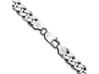 FJC Finejewelers 925 Sterling Silver Antiqued Curb Chain 26 Inches x 8 mm
