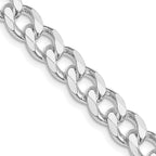 FJC Finejewelers 925 Sterling Silver Rhodium Plated Curb Chain 20 Inches x 8 mm