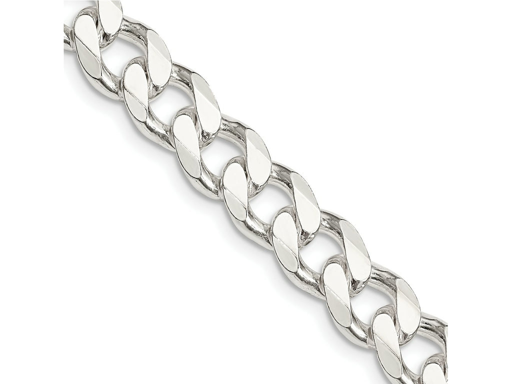 FJC Finejewelers 925 Sterling Silver Curb Chain 20 Inches x 9 mm