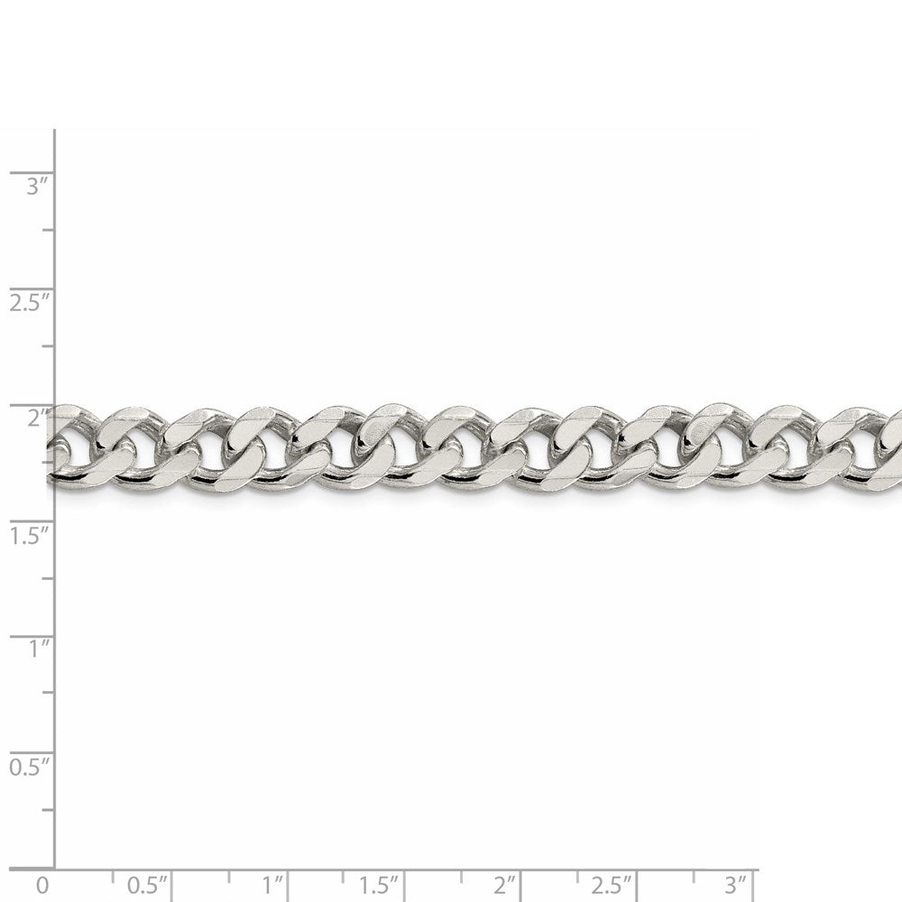 FJC Finejewelers 925 Sterling Silver Curb Chain 22 Inches x 9 mm